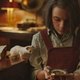 Dafne Keen stars as Lyra in His Dark Materials.